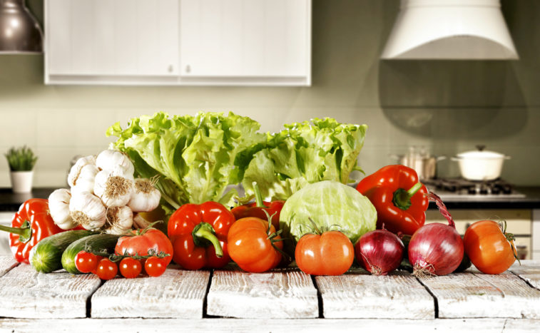 pause santé menu rapide avec des légumes