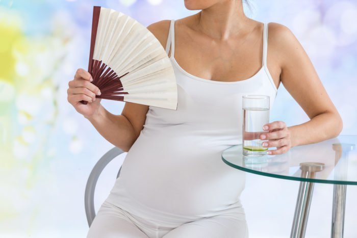 vaincre la chaleur pendant la grossesse