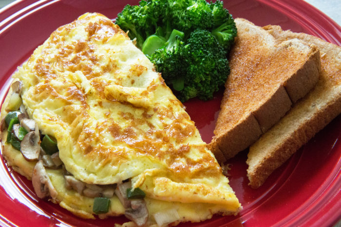 omelette aux champignons