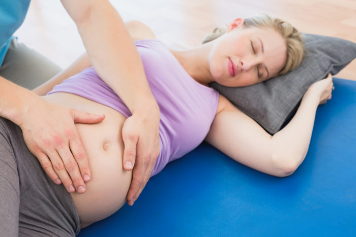 massage du dos pendant la grossesse