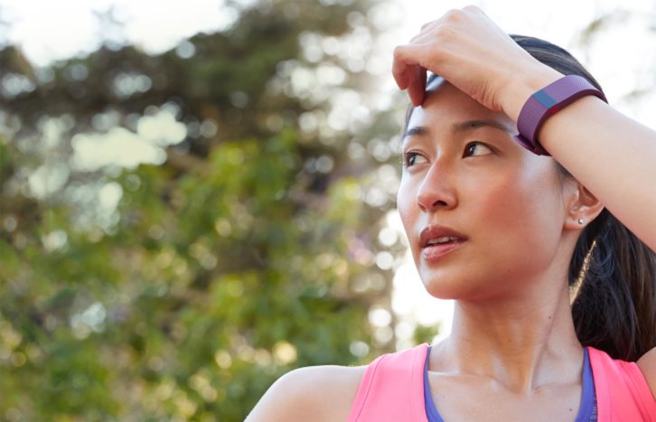 visage rouge après l'exercice